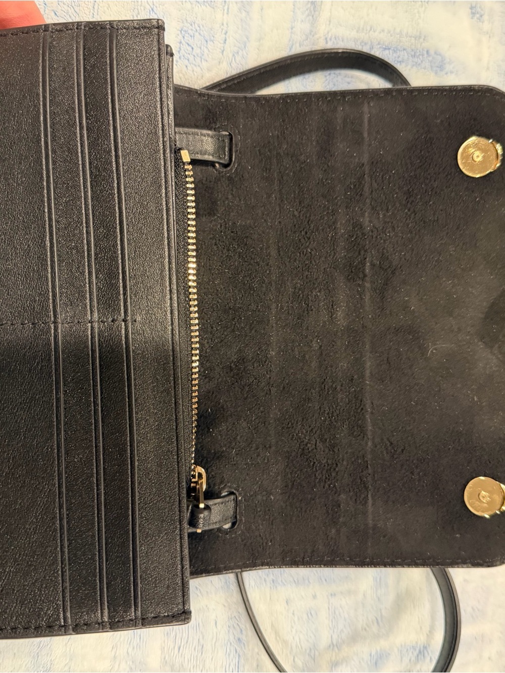 AllSaints Mila Eyelet Leather Crossbody Bag - Picture 7 of 11